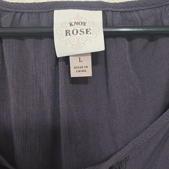 Knox ROSE Embroided, bohemian Blouse Size L - Picture 2 of 9